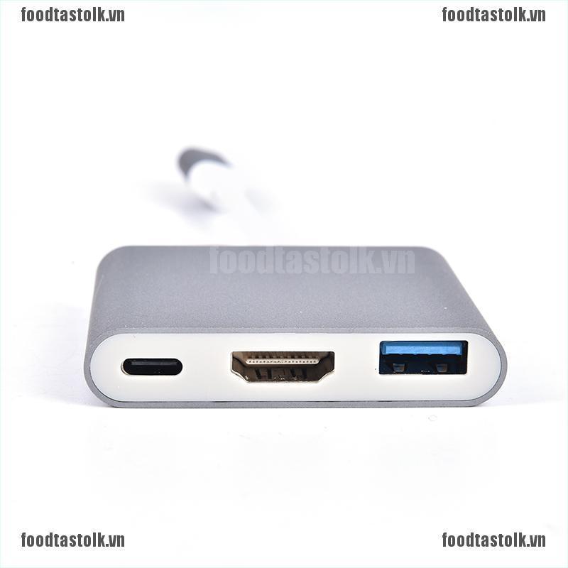 < Hot > 4k Usb 3.1 Hub Type-C Sang Usb 3.0 / Hdmi / Typec Female