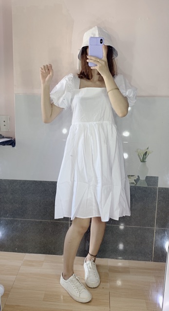 SET ĐẦM BABYDOLL NÓN XINH