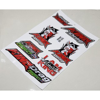 Decal, hình dán xe máy KING DRAG