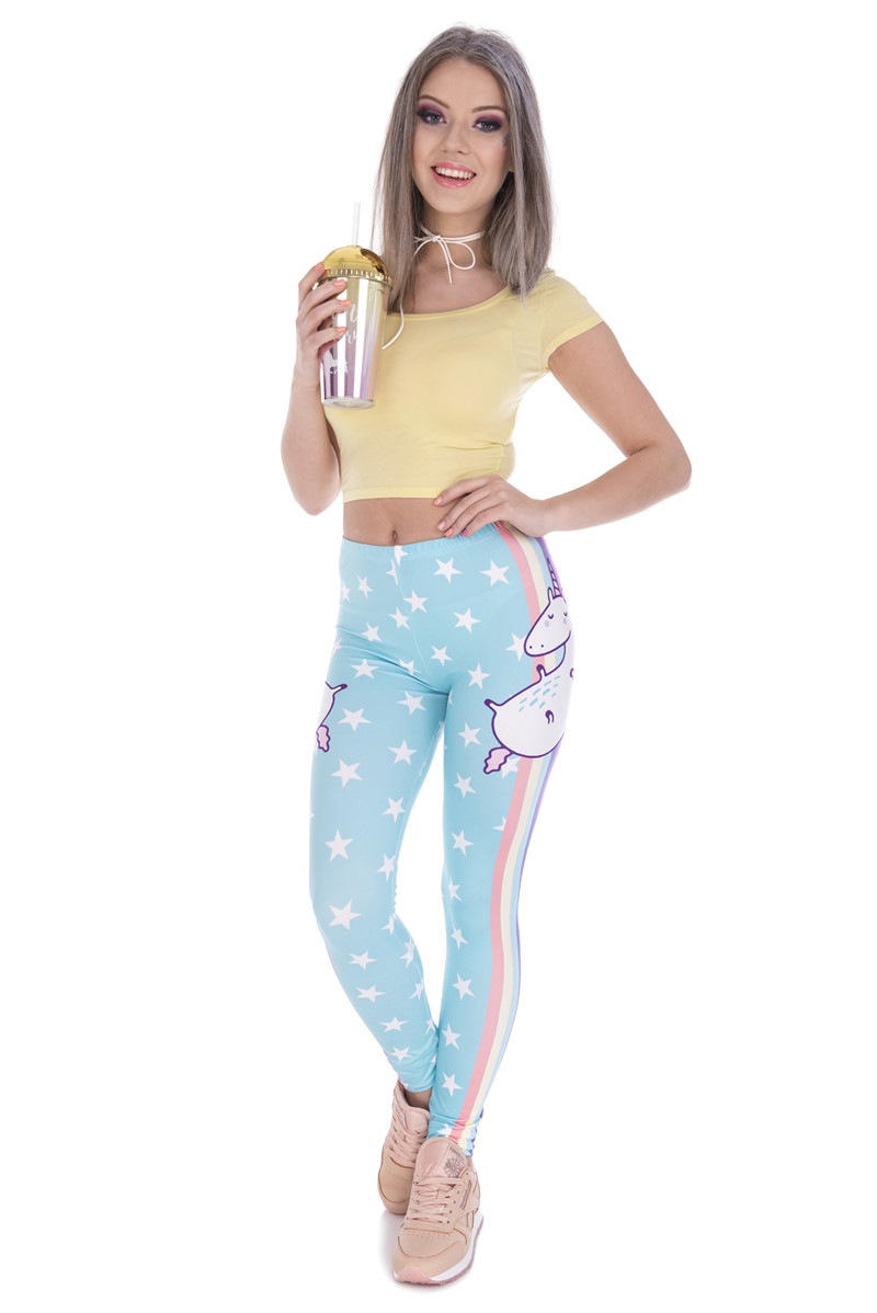 NNJXD Quần Legging In Hình Đáng Yêu Cho Bé Gái