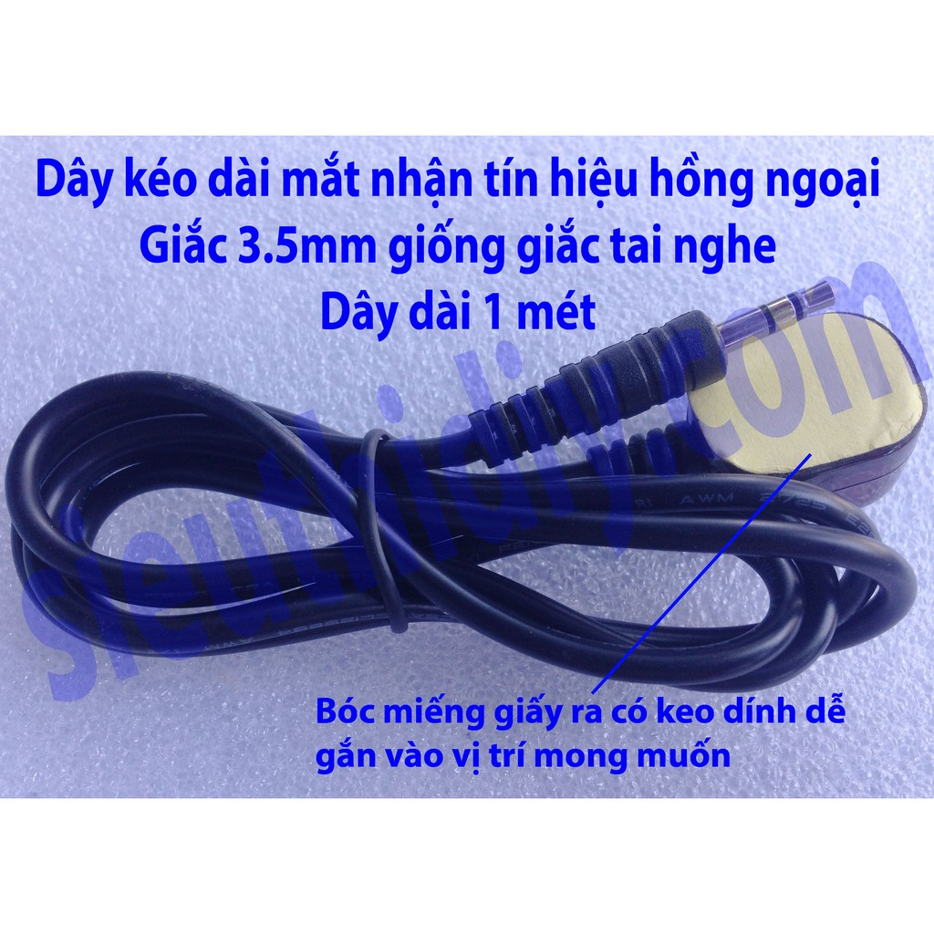 Dây mắt thu tín hiệu hồng ngoại kéo dài cho TV, đầu thu