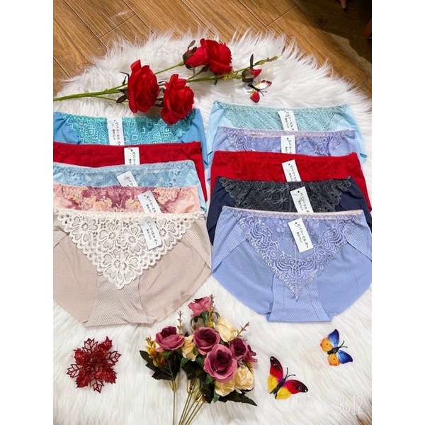 QUẦN LÓT PHA REN THÔNG HƠI KIỂU MỚI