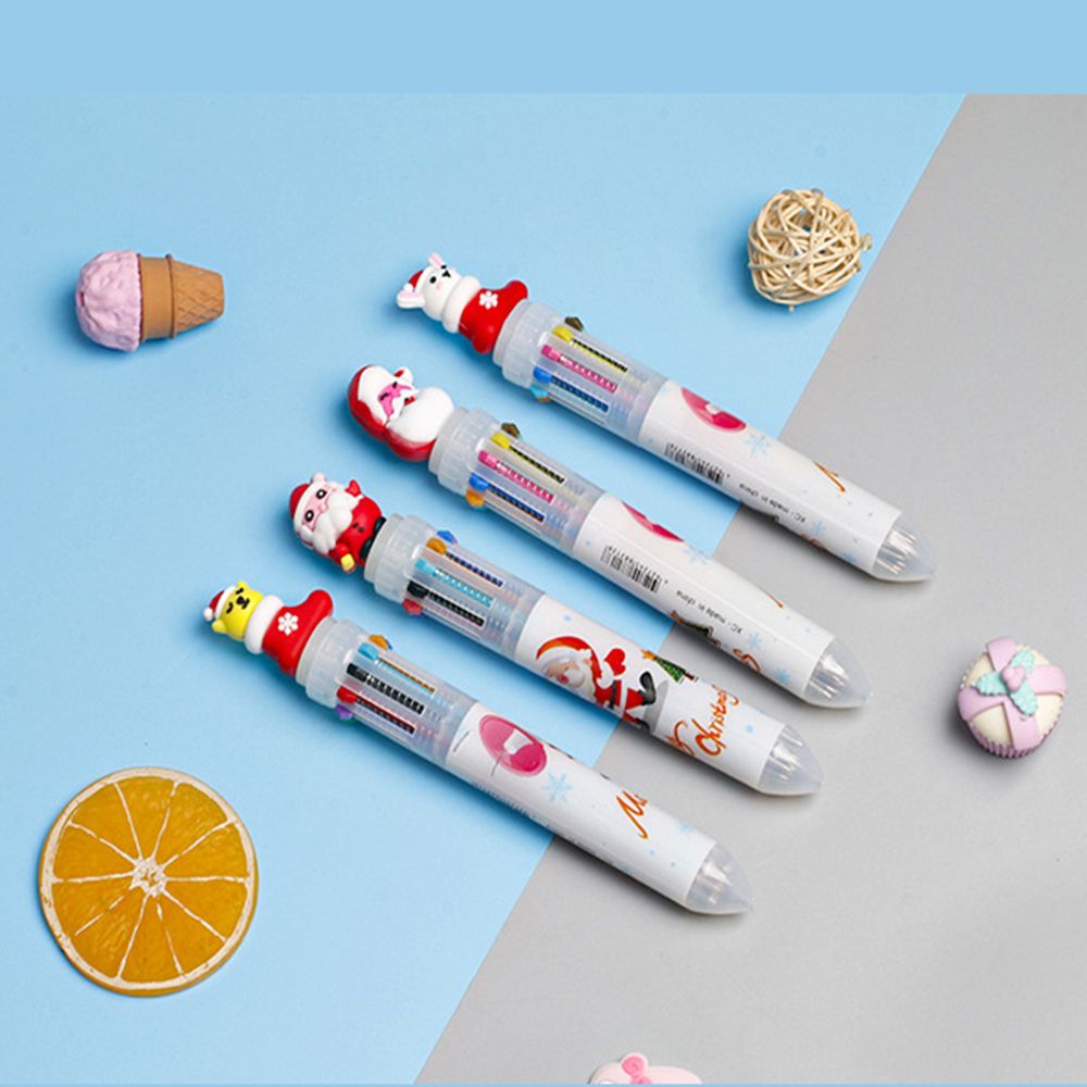 Bút bi hình người tuyết dễ thương nhiều màu sắc