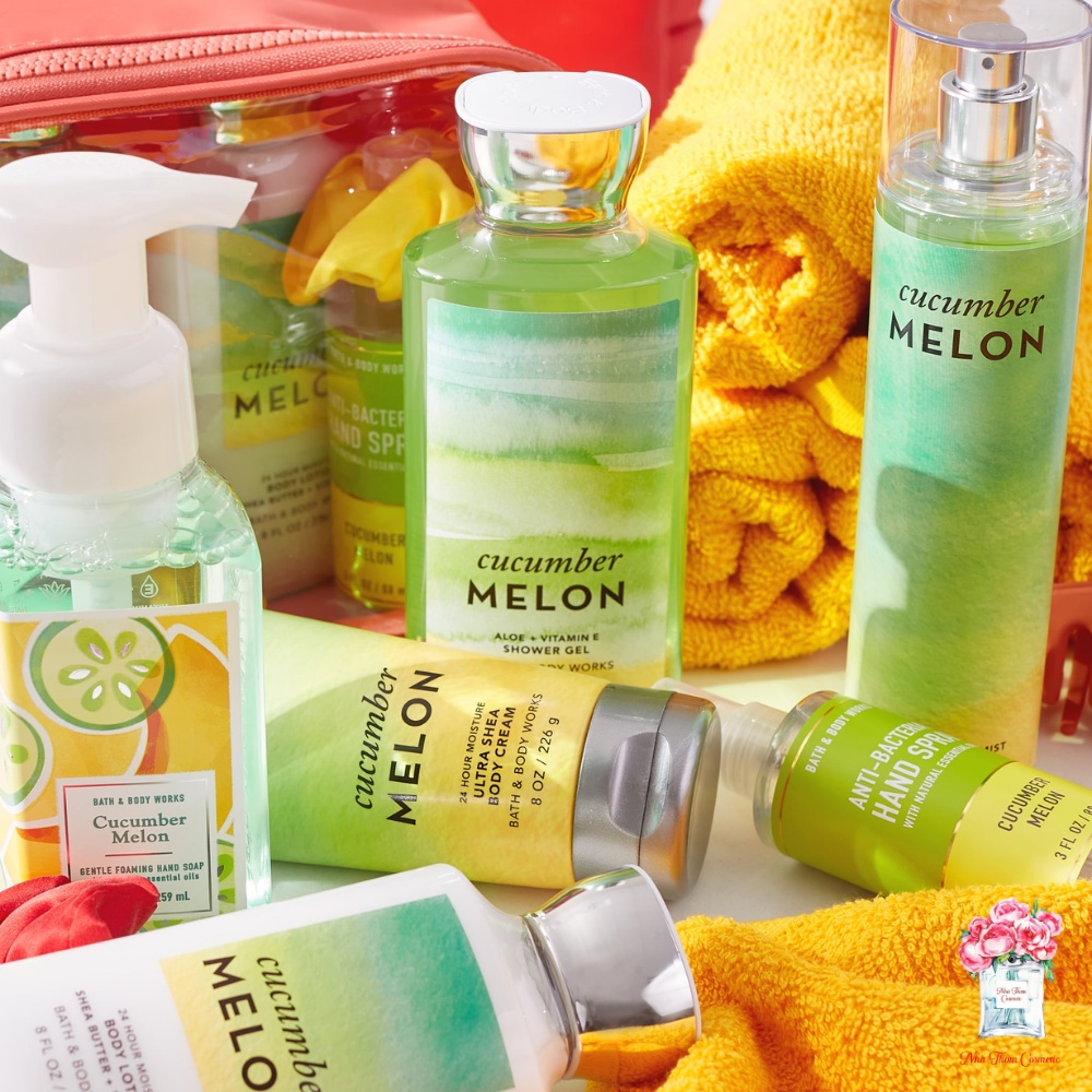 Xịt Thơm Toàn Thân Body Mist Bath & Body Works Cucumber Melon Hương Thơm Thanh Mát Mùa Hè 236ml