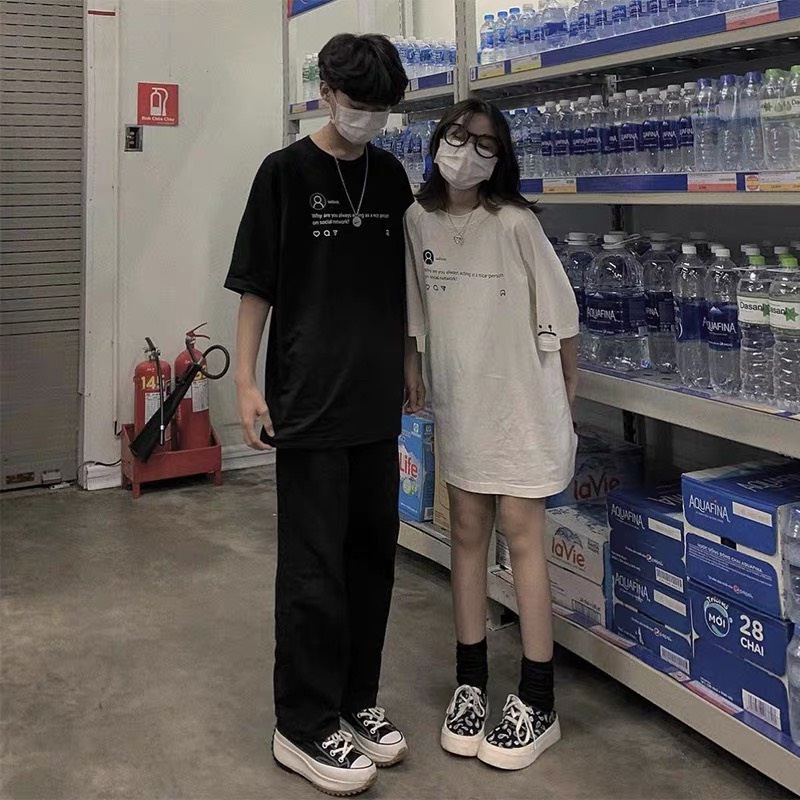 Áo thun phông sadboiz nam nữ Cotton tay lỡ form rộng oversize dài tay