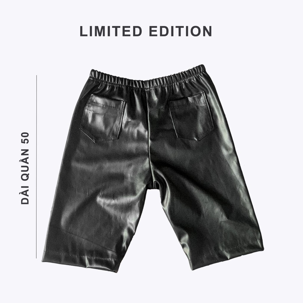 Hàng Thiết Kế QuDu Quần Short Thun Lửng Biker Ngố Màu Đen/ Da Bóng Chất Thun Dày Dặn Chất Đẹp Made In Việt Nam | BigBuy360 - bigbuy360.vn