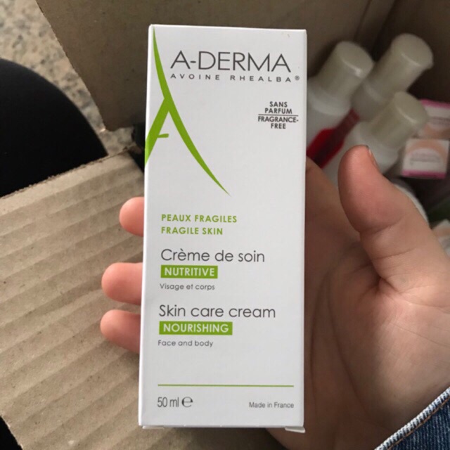 [ Mẫu mới ] Kem dưỡng làm mềm da Aderma Skin Care Cream 50ml AD UNIVERSAL CREAM HYDRATING