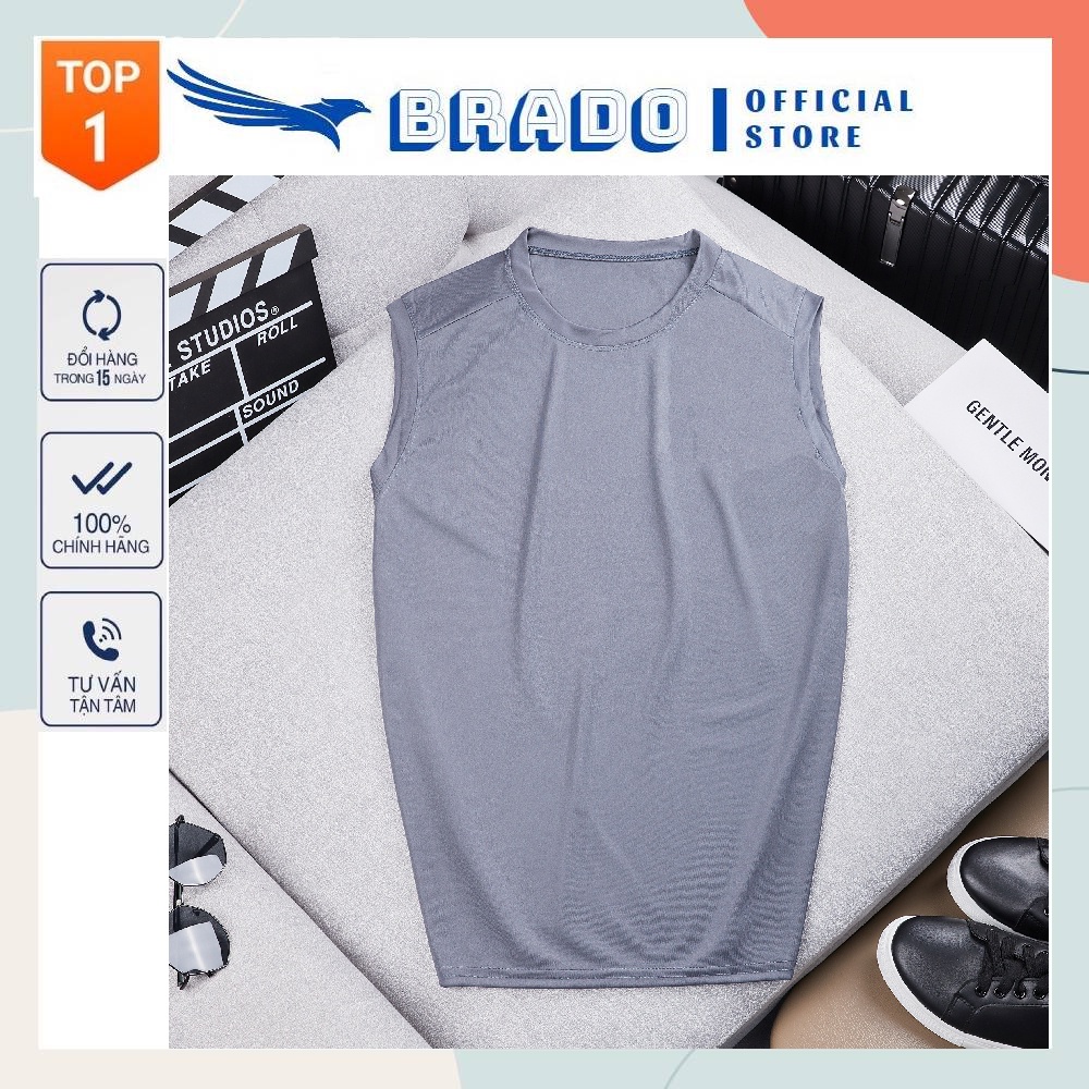 Áo thun ba lỗ nam, sát nách tanktop nam tập gym thể thao vải Cotton Thái thoáng mát co giãn hút mồ hôi