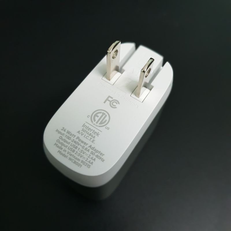 Củ sạc Belkin chính hãng 24w với 2 cổng ra 12w