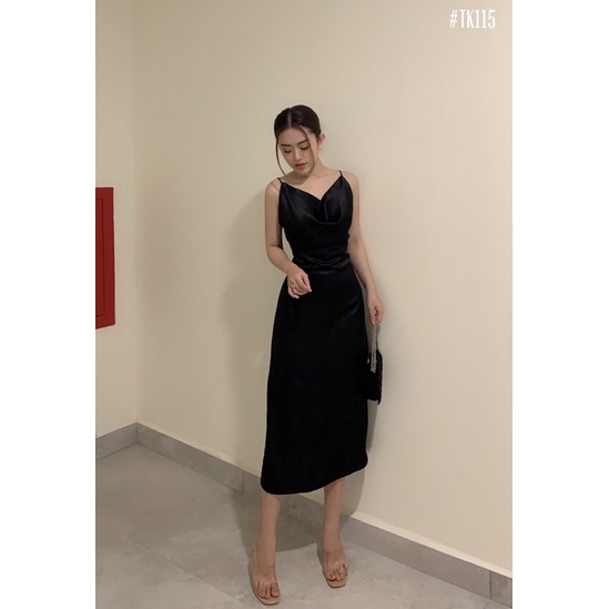 Đầm hai dây 🌺Đầm hai dây cổ đổ 🌺FREESHIP | BigBuy360 - bigbuy360.vn