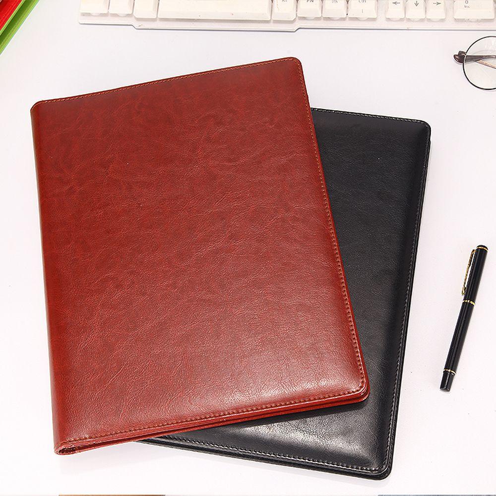 Bìa Kẹp Tài Liệu Khổ A4 Bằng PU Phong Cách Vintage Sáng Tạo
