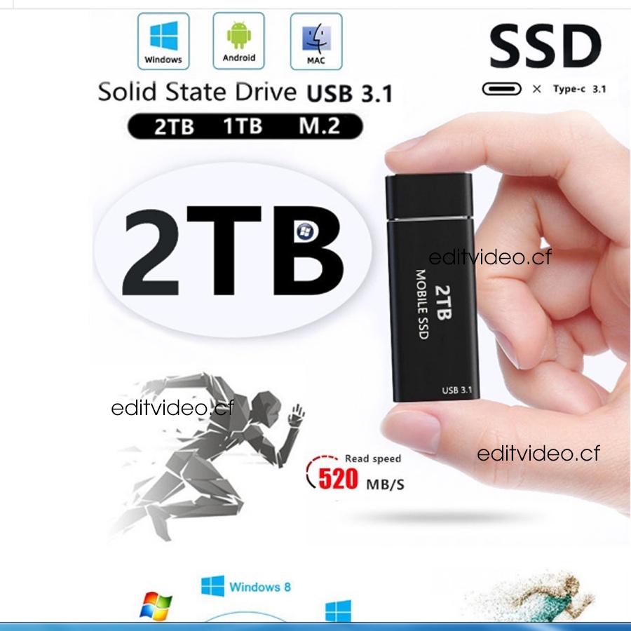 Ổ cứng di động cao cấp SSD - Usb 3.1 HOT | BigBuy360 - bigbuy360.vn