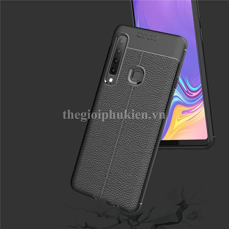 Ốp lưng dẻo giả da Auto Focus Samsung A9 2018