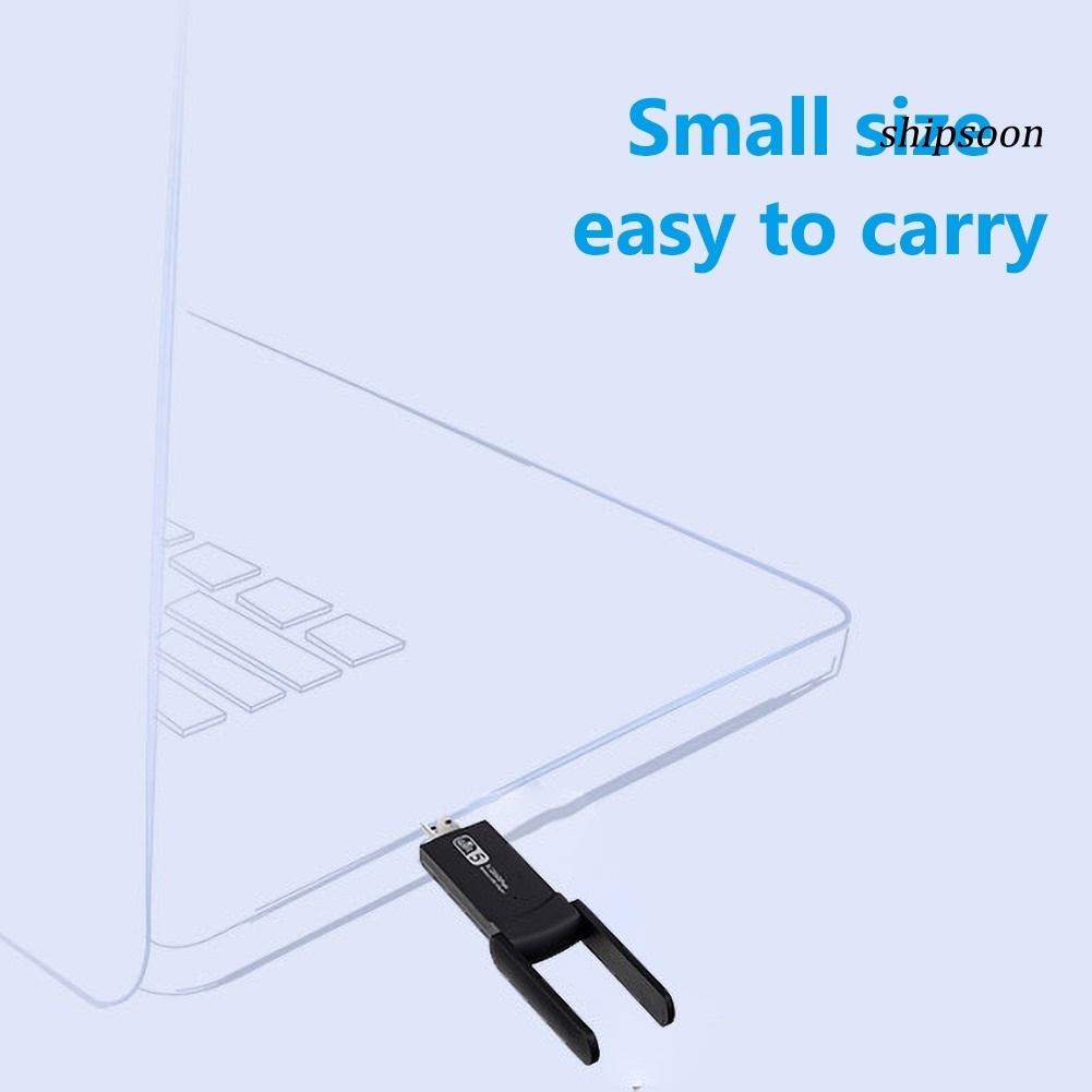 Ăng Ten Thu Sóng Wifi Băng Tần Kép Cổng Usb 3.0 Ssn - 1200mbps 2.4 / 5g | BigBuy360 - bigbuy360.vn