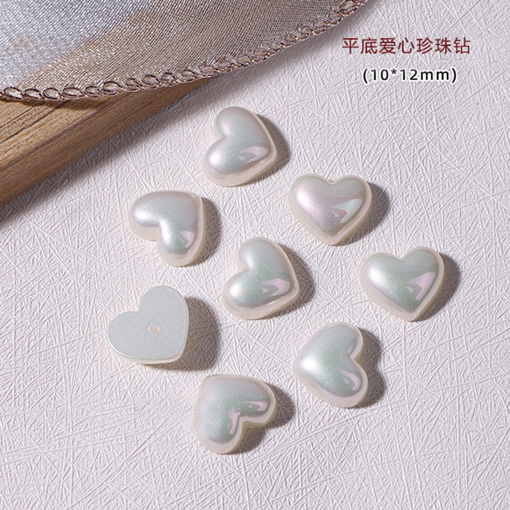 1 Hộp Hạt Ngọc Trai Trắng 3D Nhiều Kiểu Dùng Trang Trí Móng Tay Nghệ Thuật