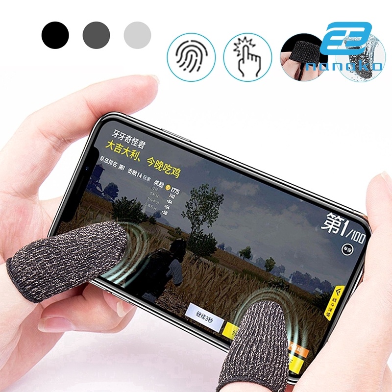 [HCM]Đôi Găng Tay Bọc Ngón Cotton Thoáng Khí Thấm Hút Mồ Hôi Chơi Game PUBG Liên Quân