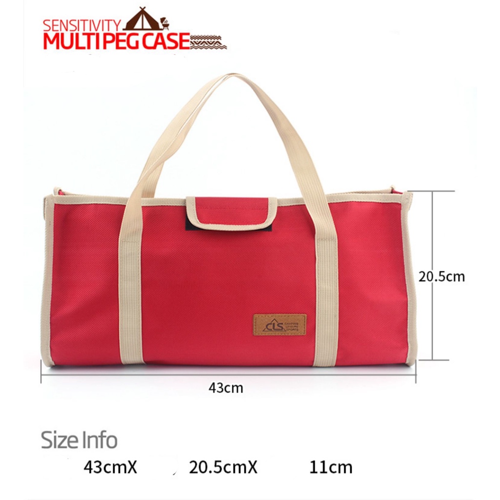 [Hàng HOT] Túi đựng Đồ cắm trại - Túi đựng Dụng cụ lều ngoài trời gấp gọn Di động【Southdakota051】