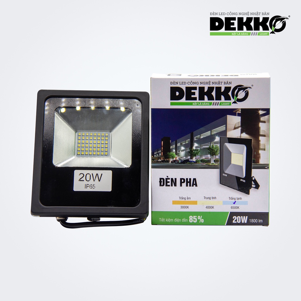 Đèn pha Dekko siêu tiết kiệm điện bảo hành 2 năm