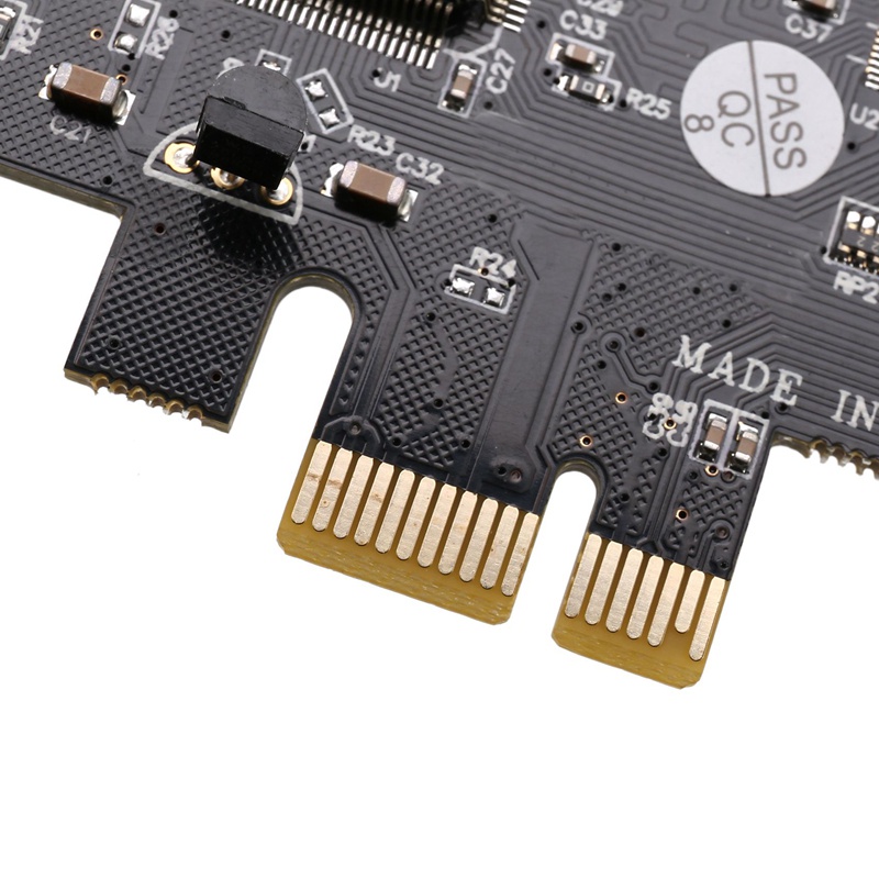 Thẻ Âm Thanh PCI-E X1 CMI8738 Chip 32 / 64 Bit 5.1 Kênh Cho Máy Tính
