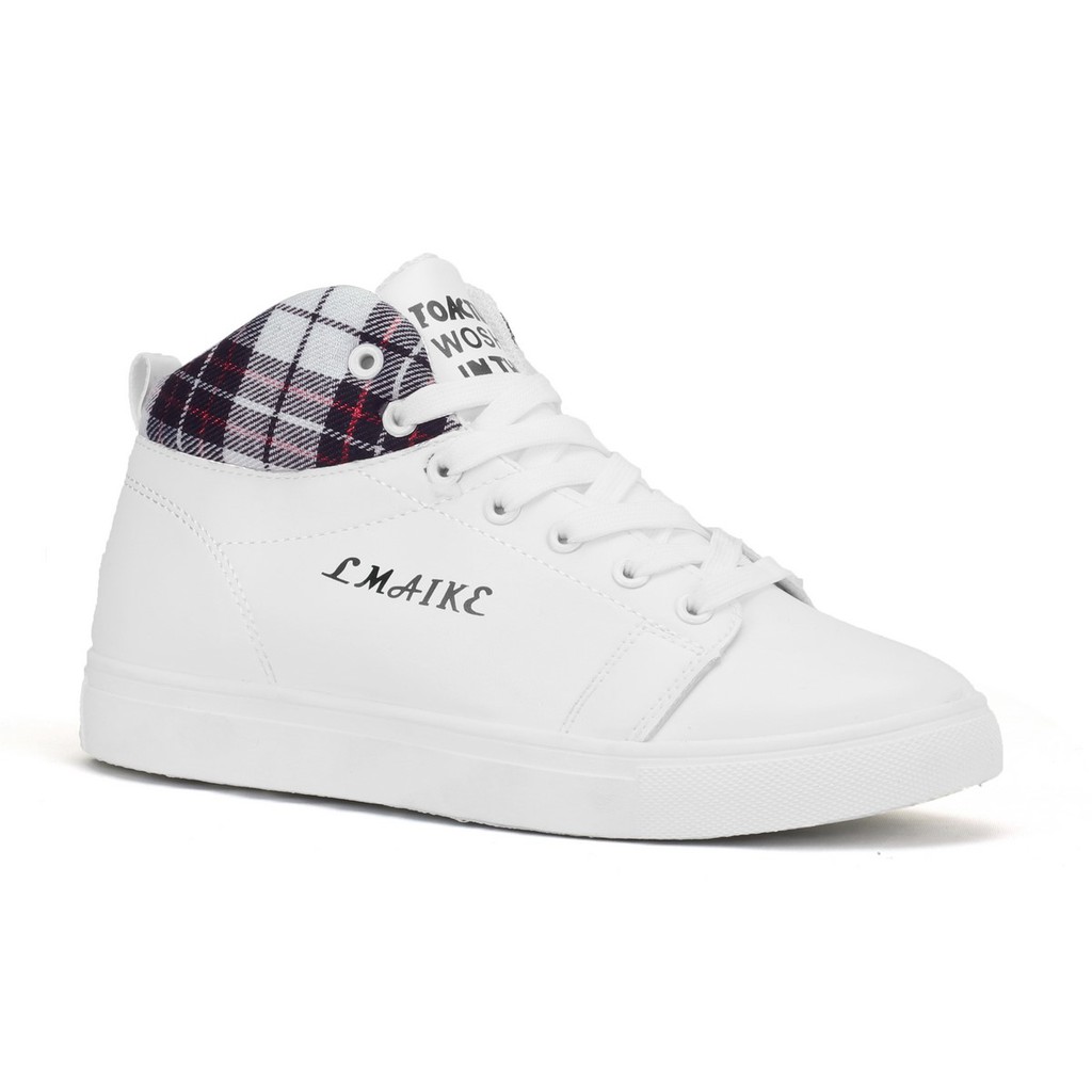 Giày Nam Cổ Cao LMA Màu Trắng | BigBuy360 - bigbuy360.vn