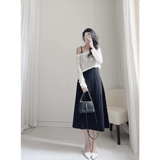 Set váy 2 dây kèm áo lưới by Samhyewear