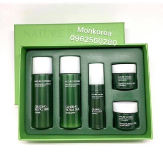 Set mini Nature Republic Ginseng Royal Silk Trial Kit