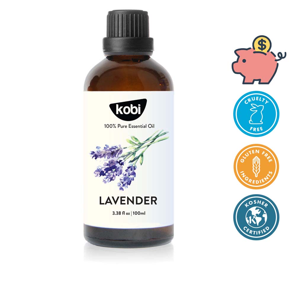 Tinh dầu Oải Hương Kobi Lavender essential oil giúp khử mùi, thơm phòng - 100ml