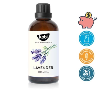 Tinh dầu Oải Hương Kobi Lavender 100ml thơm phòng khử mùi thư giãn dùng khuếch tán