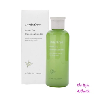 Nước Hoa Hồng Trà Xanh Innisfree Green Tea Balancing Skin EX 200ml