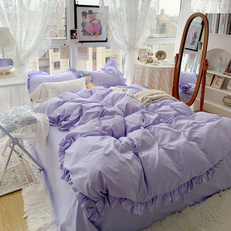 Set 4 món cotton tici bèo dài nhiều tông màu