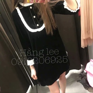 Váy nhung tiểu thư