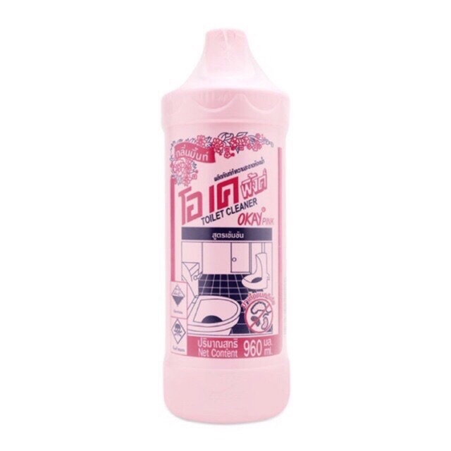 [Mã HC0505 giảm 8% đơn 250K] Nước tẩy bồn cầu Okay Pink 960ml-Thái lan