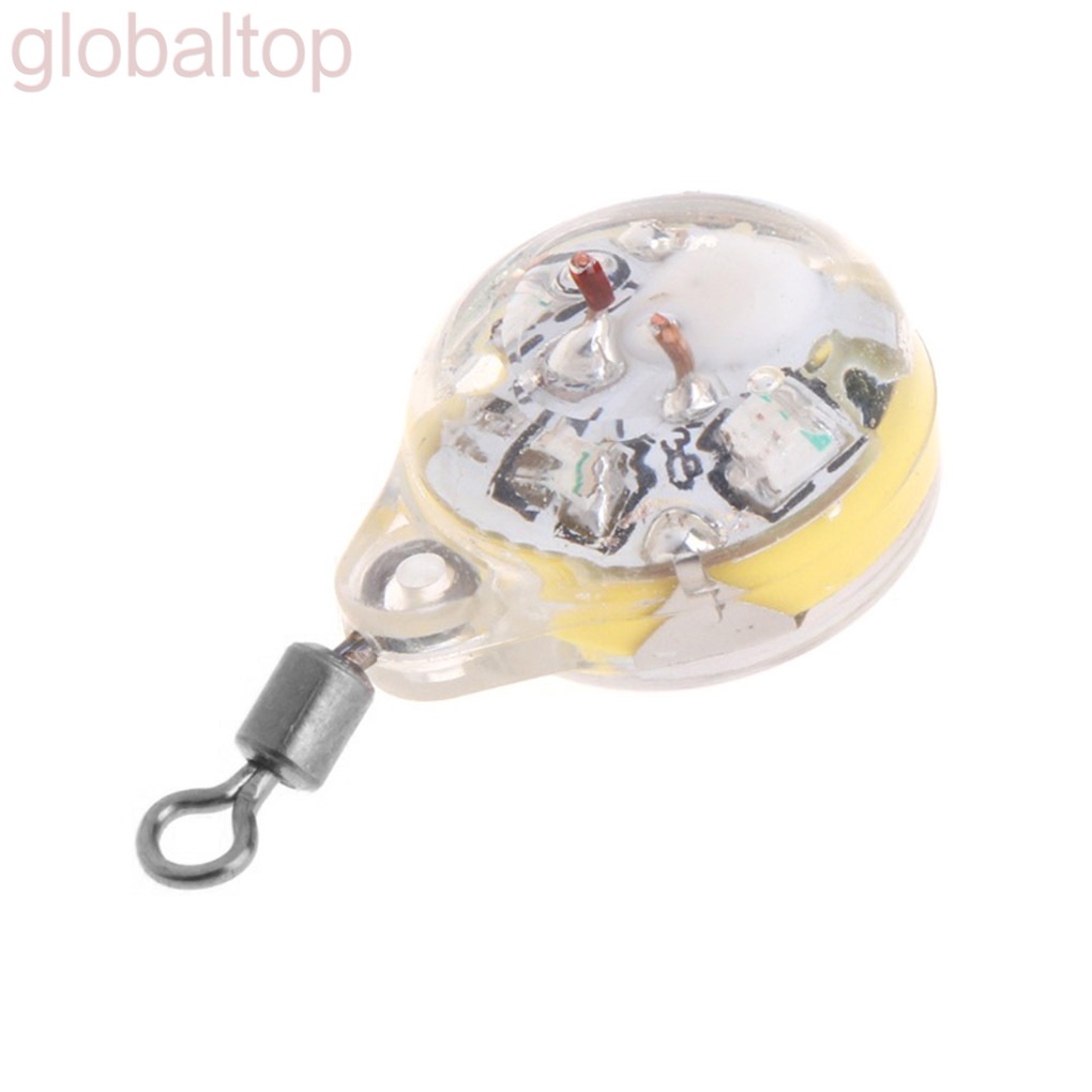 Mồi Câu Cá Giả Có Đèn Led Nhiều Màu Chạy Bằng Pin