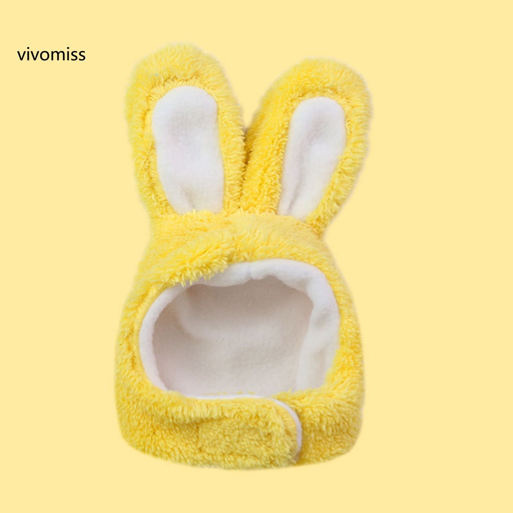 Mũ Giữ Ấm Hình Tai Thỏ Co Giãn Dễ Thương