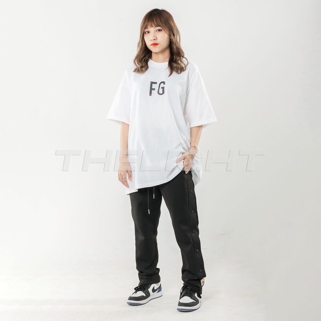 Áo thun tay lỡ FEAR OF GOD FOG mainline FG phông Unisex nam nữ Premium Cotton oversize form rộng | BigBuy360 - bigbuy360.vn