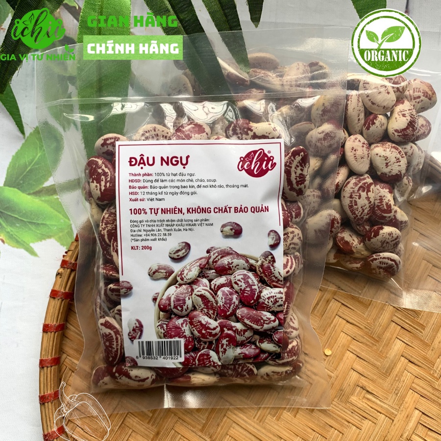 Đậu ngự hữu cơ ICHII , Đậu ngự ORGANIC SƠN LA, giống thuần chủng gói 200g
