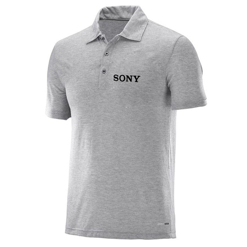 Áo đồng phục nhân viên Sony chất cotton mềm mát thấm hút mồ hôi tốt