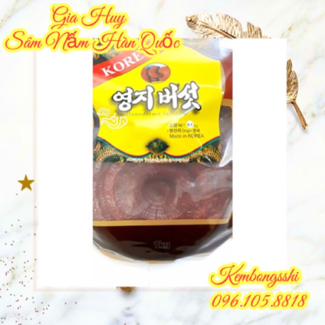 [HÀNG MỚI VỀ] Nấm Linh Chi Đỏ Hàn Quốc Túi Nâu 1kg