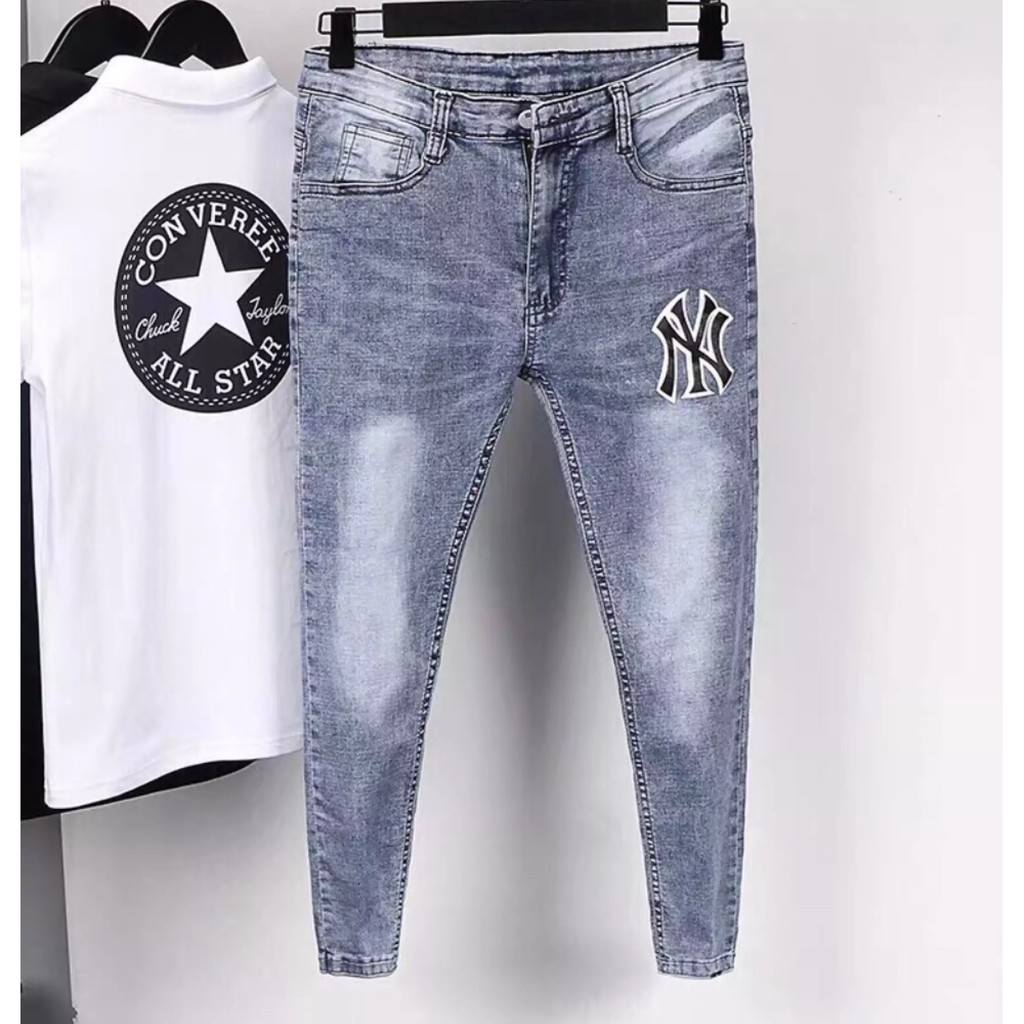 Quần Jean Nam chất bò màu xanh Muradfashion, Quần Bò nam co giãn mẫu mới hot trend 2021 NT7911