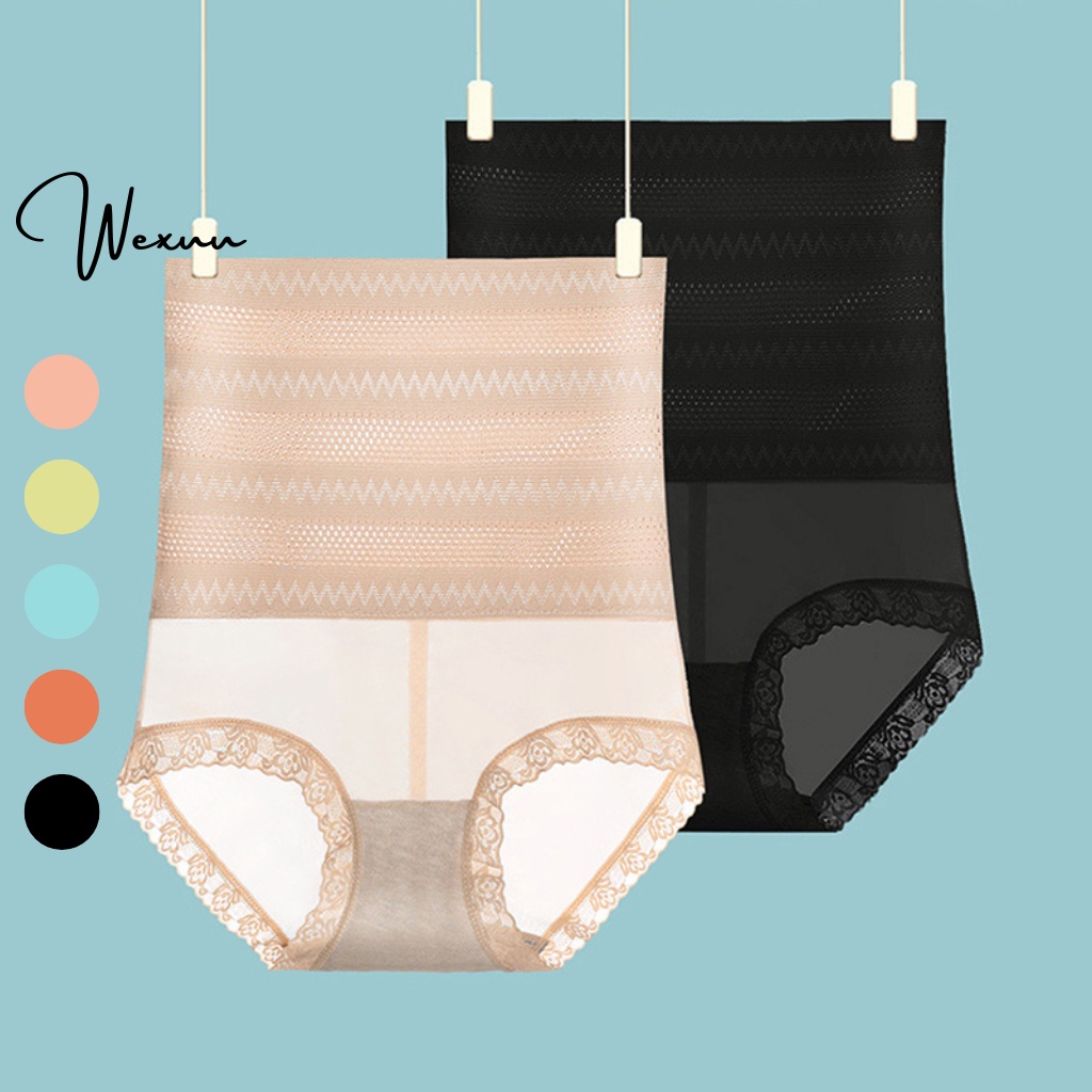 Quần lót cạp cao hỗ trợ nâng mông, gen bụng Wexuu Design vải thun co dãn kháng khuẩn - GB17