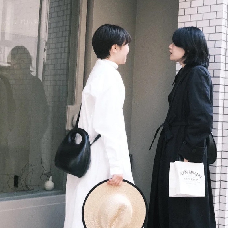 Túi đeo chéo IELGY dáng tròn nhỏ thời trang dành cho nữ