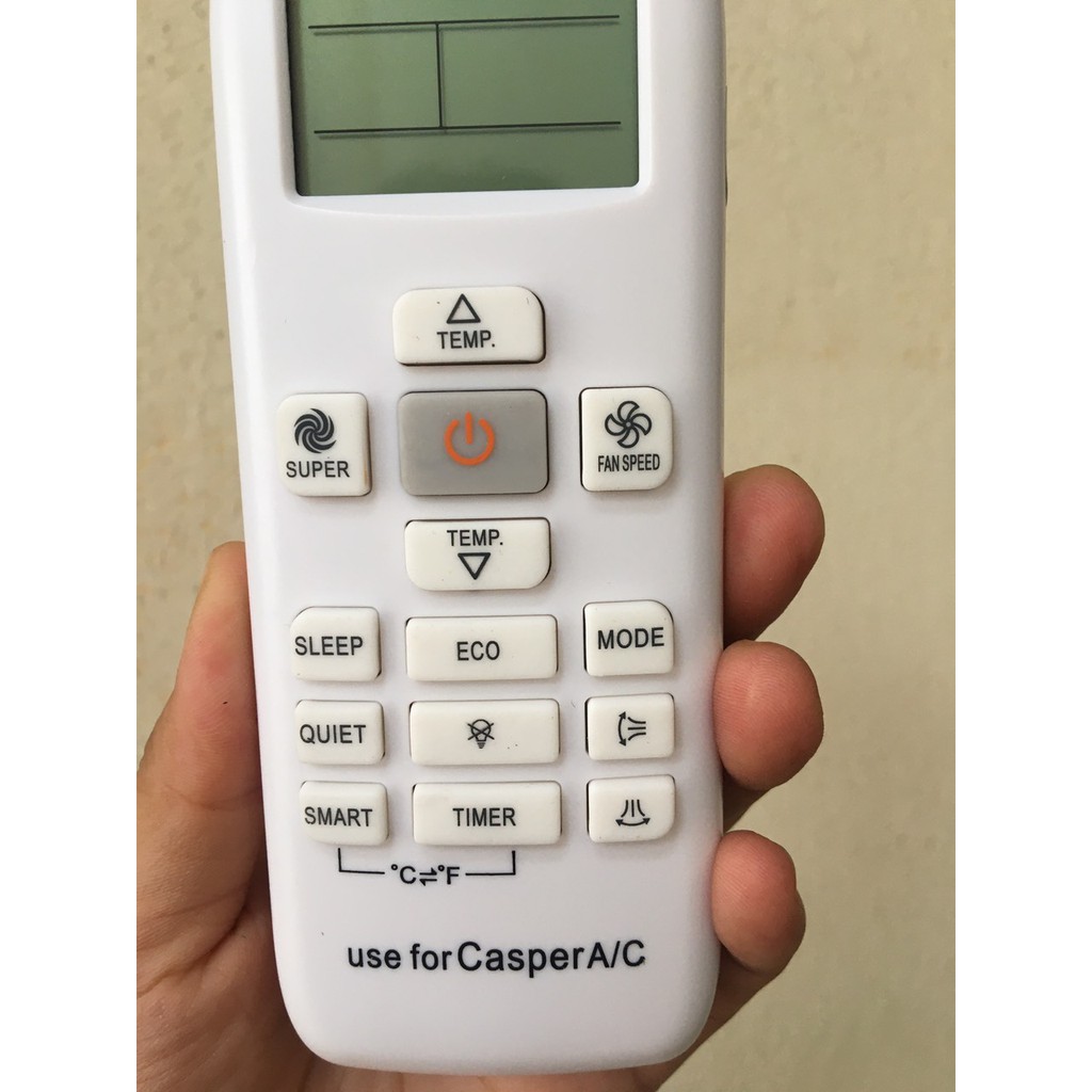 Remote máy lạnh, Điều khiển điều hòa Casper hàng tốt 100%