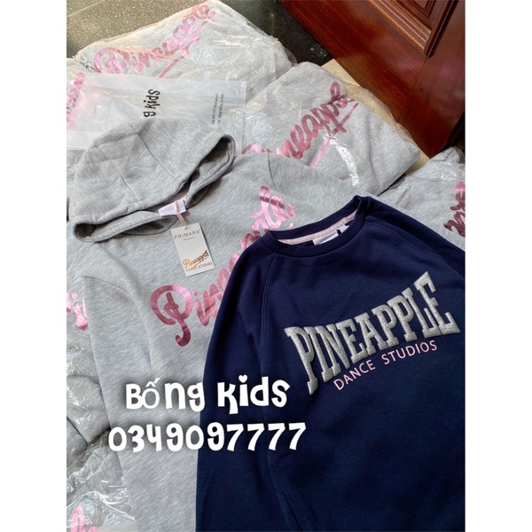 Áo Nỉ Bé Gái In Chữ Pin3Appl3 PR