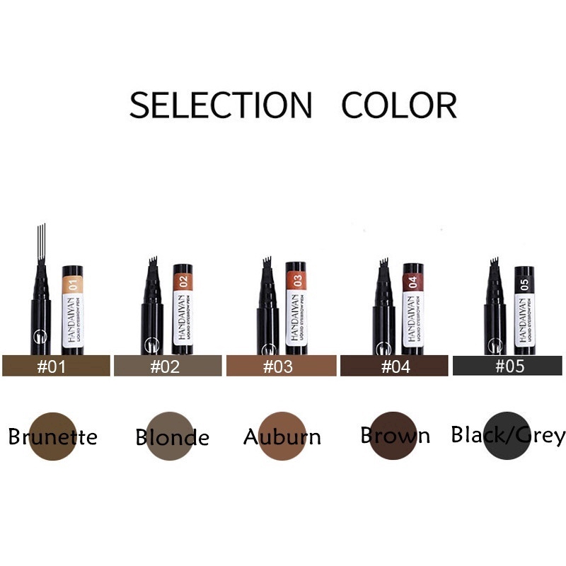 Chì kẻ lông mày dạng phẩy sợi chống nước nhiều màu sắc lựa chọn | BigBuy360 - bigbuy360.vn