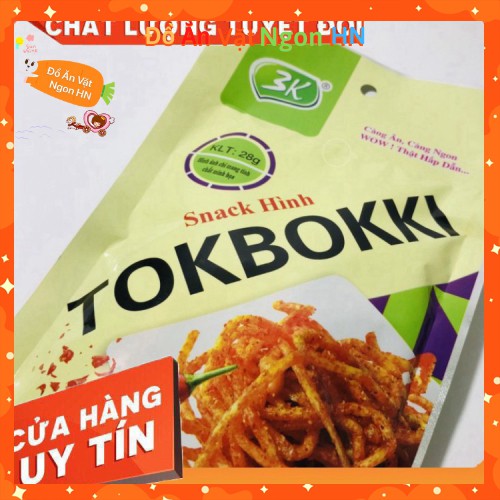 Combo10 gói Snack Hình Tokbokki Siêu Ngon Dai Dai Đồ Ăn Vặt Ngon Cổng Trường