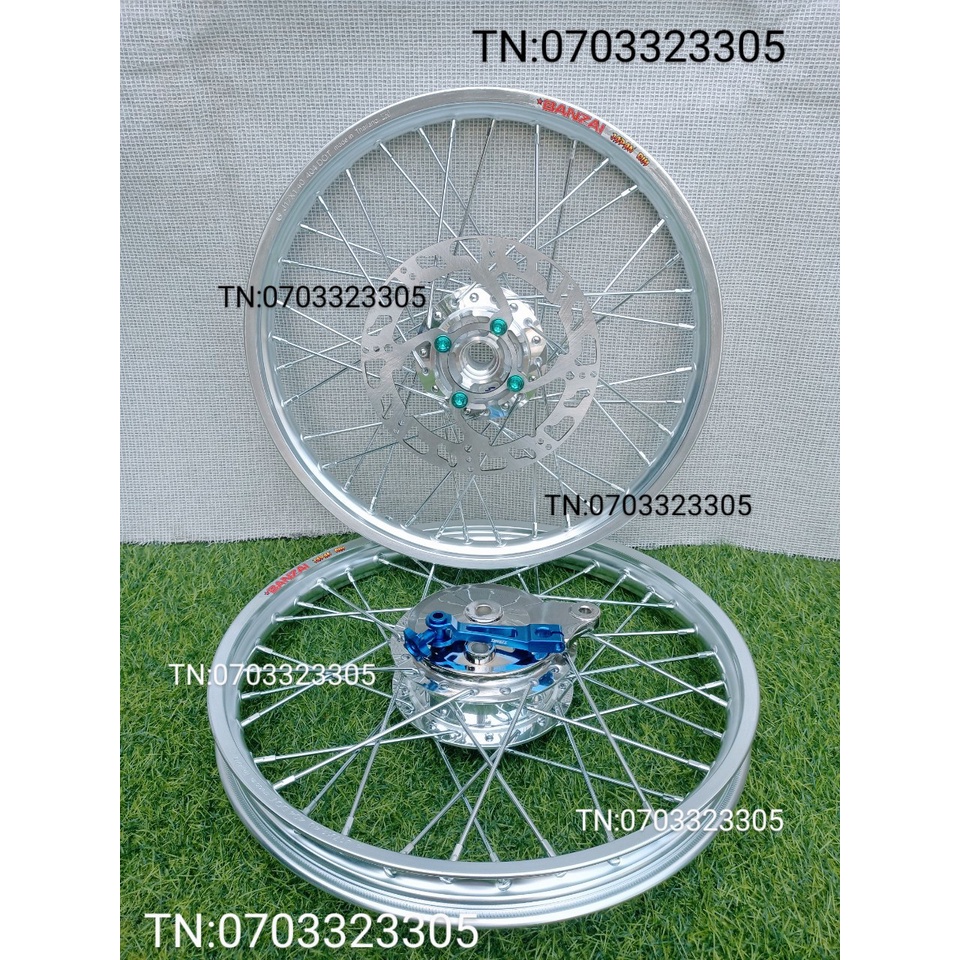 CẶP BÁNH CĂM WAVE .DREAM FUITRO FI NIỀN NHÔM BAN ZAI .DALE.SOLUTE.SH THÁI BẠC .KÈM MÁ	 PHANH VÀ PÁT VỚI ĐĨA .