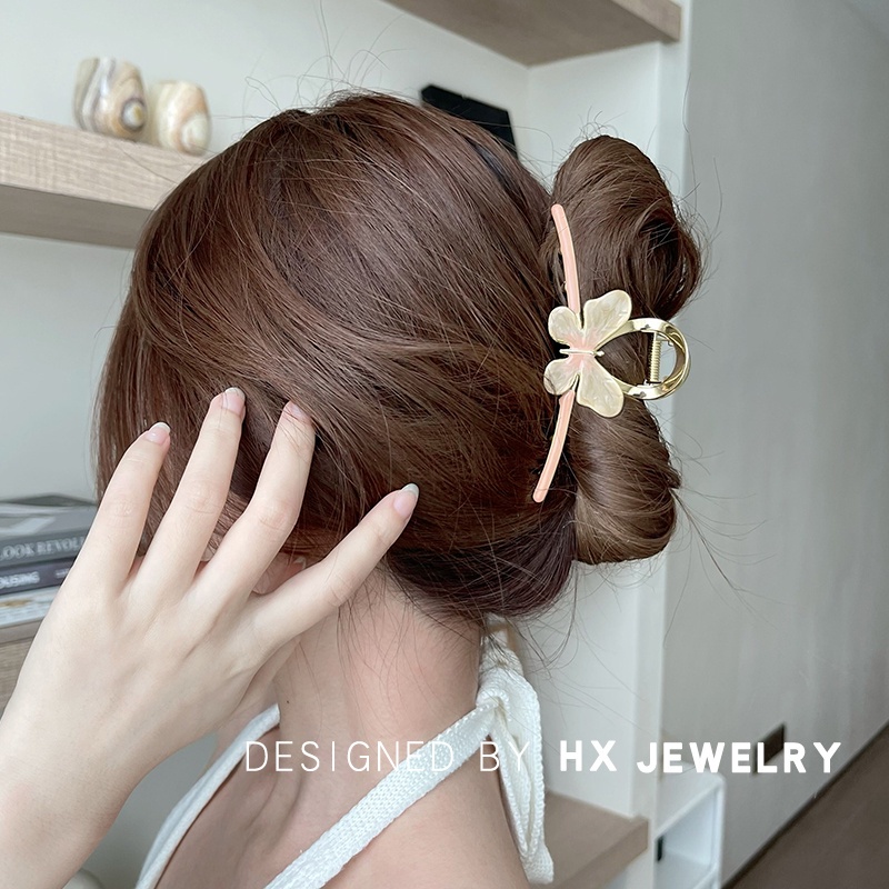 Kẹp Tóc Hình Bướm Bằng Kim Loại Màu Sắc Ngọt Ngào Cho Nữ