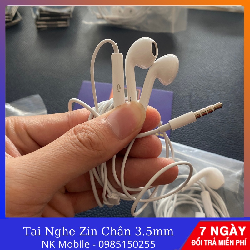 Tai nghe Iphone Zin Bóc Máy 3.5mm Iphone 6 / 6s / 6 plus / 6s plus / 5 / 5s