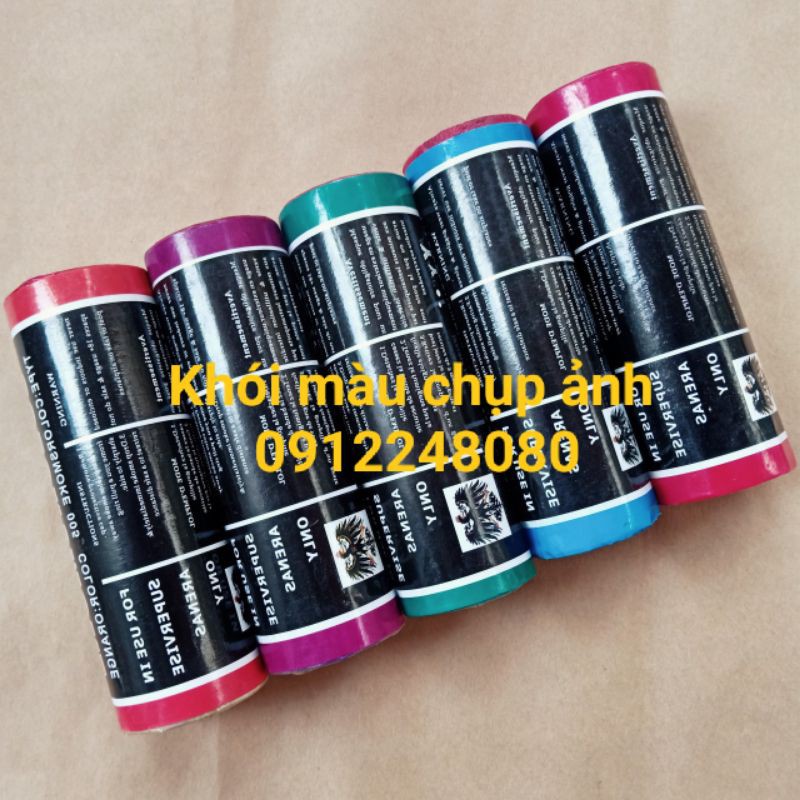 Combo 5 ống màu phun khói chụp ảnh hàng chất lượng