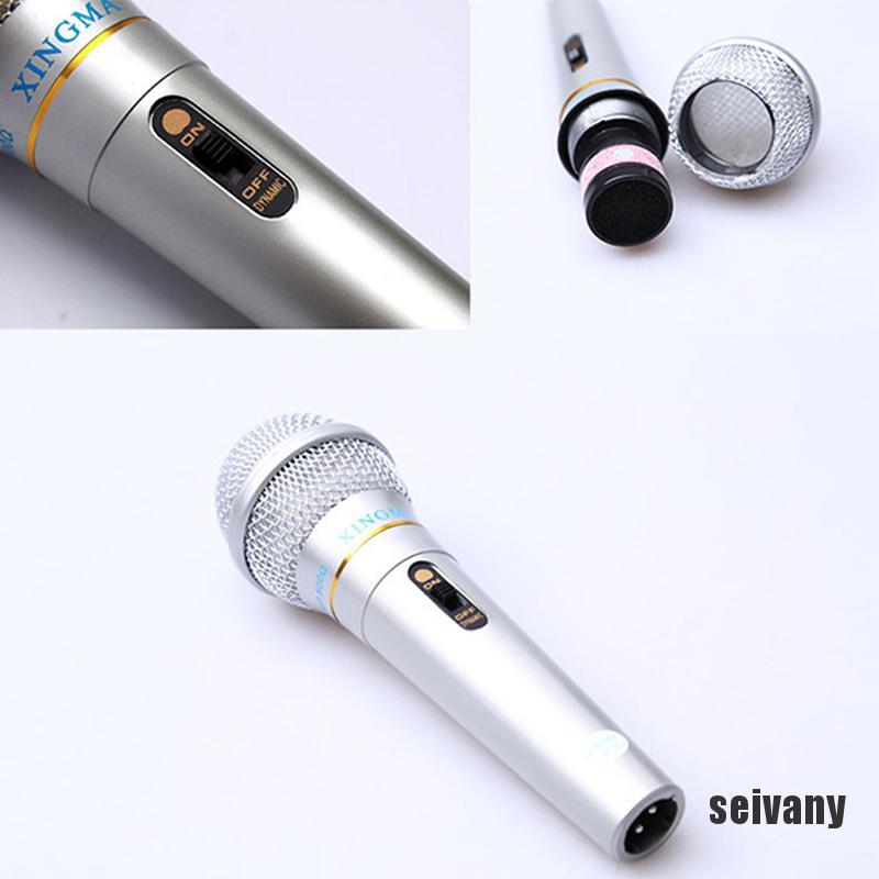 [sei] Dynamic Microphone Professional Wired Handheld Karaoke Studio For Singing Party wyf
